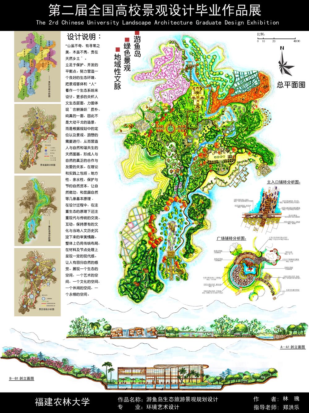 游鱼岛生态旅游景观规划设计-1