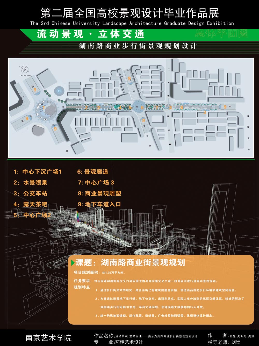 流动景观&#8226;立体交通——南京湖南路商业步行街景观规...-1