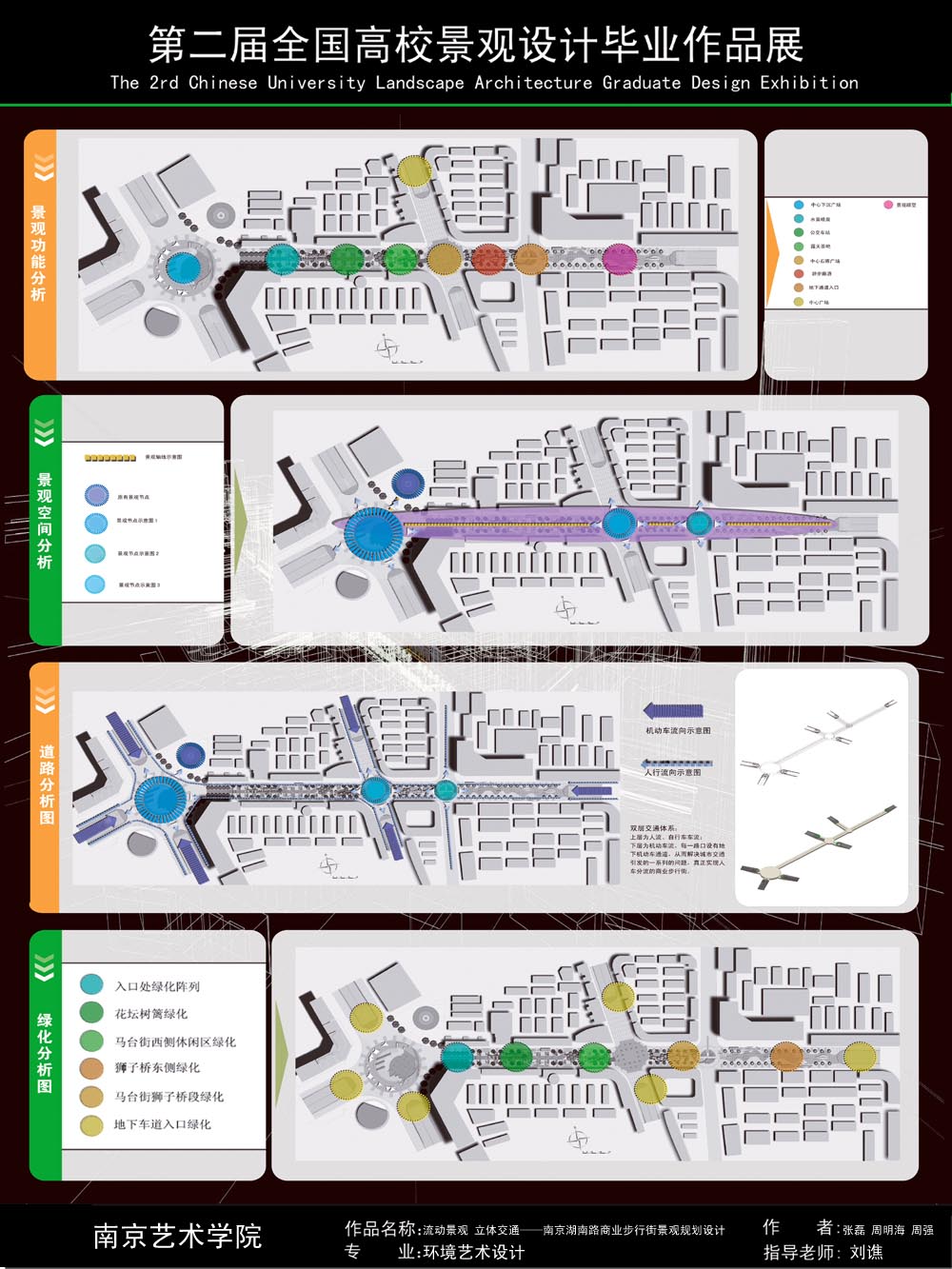 流动景观&#8226;立体交通——南京湖南路商业步行街景观规...-2