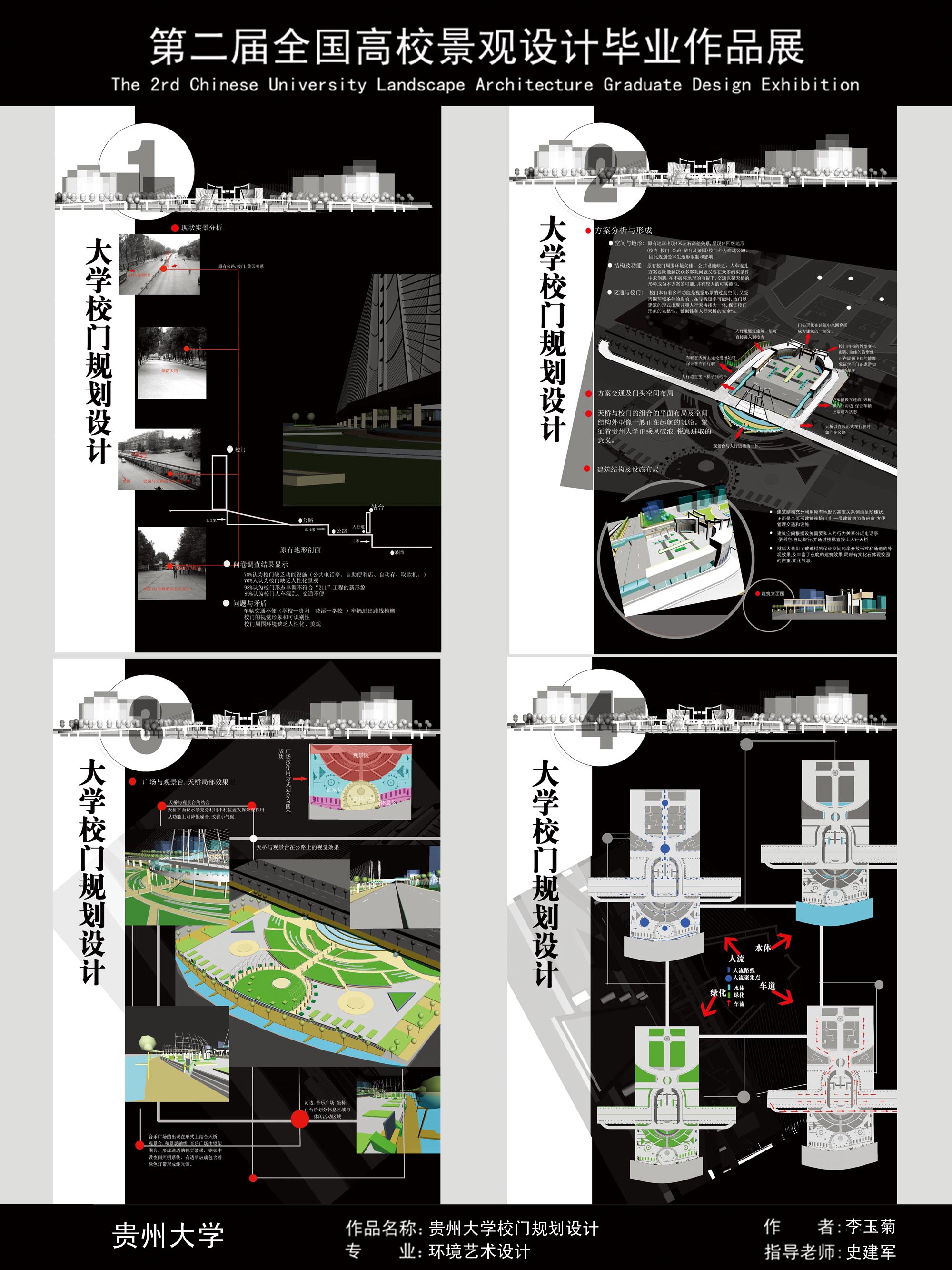 贵州大学校门规划设计-1