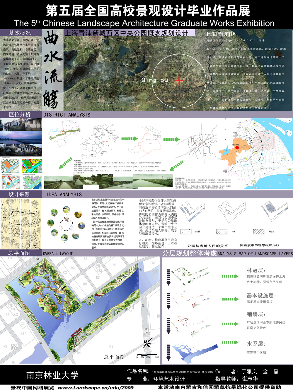 上海青浦新城西区中央公园概念规划设计--曲水流觞-1