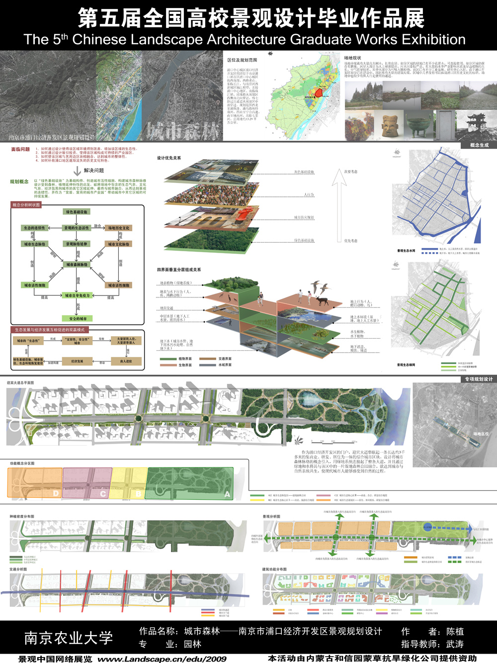 城市森林——南京市浦口经济开发区景观规划设计-1