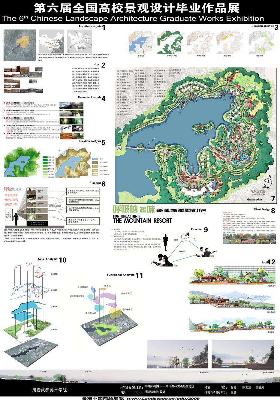 呼吸的趣味——四川森岭湾山地度假区景观设计方案-1