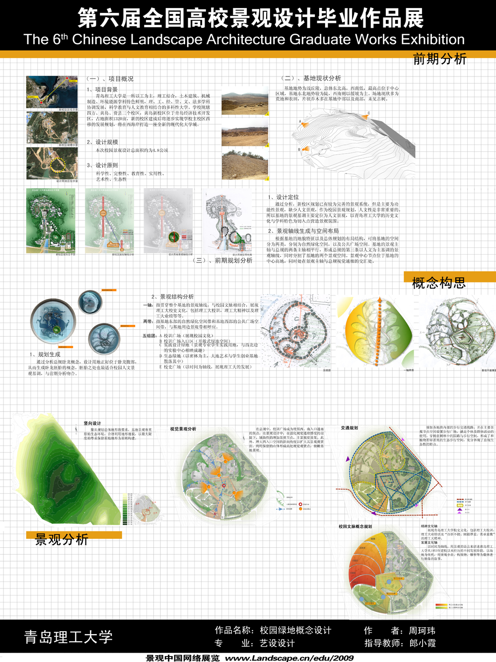 校园绿地概念设计——青岛理工大学黄岛新校区备用发展...-1