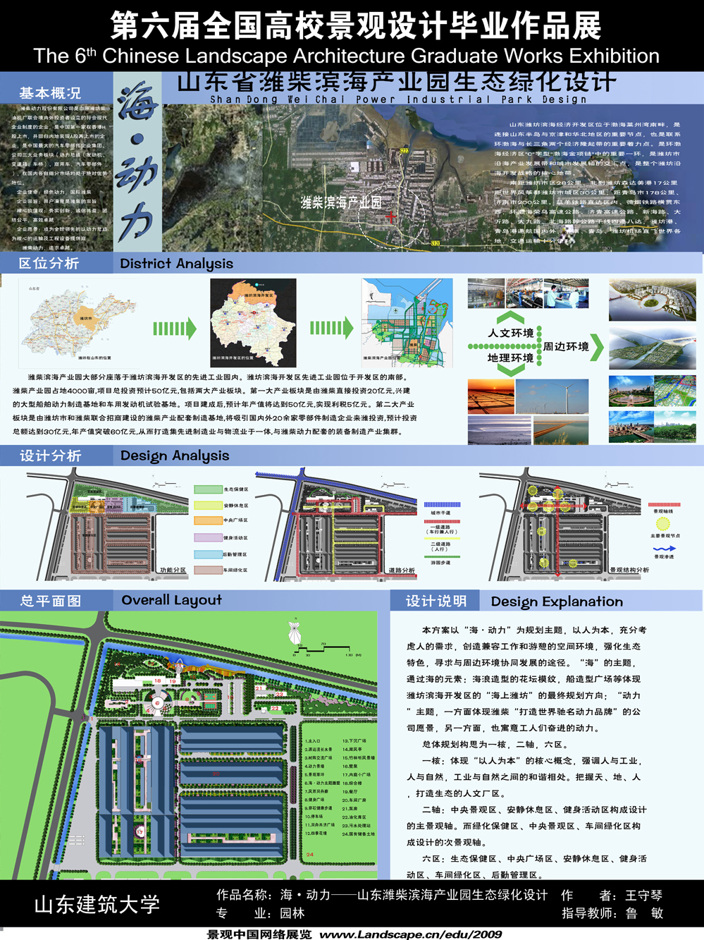 海·动力---山东省潍柴滨海产业园生态绿化设计-1