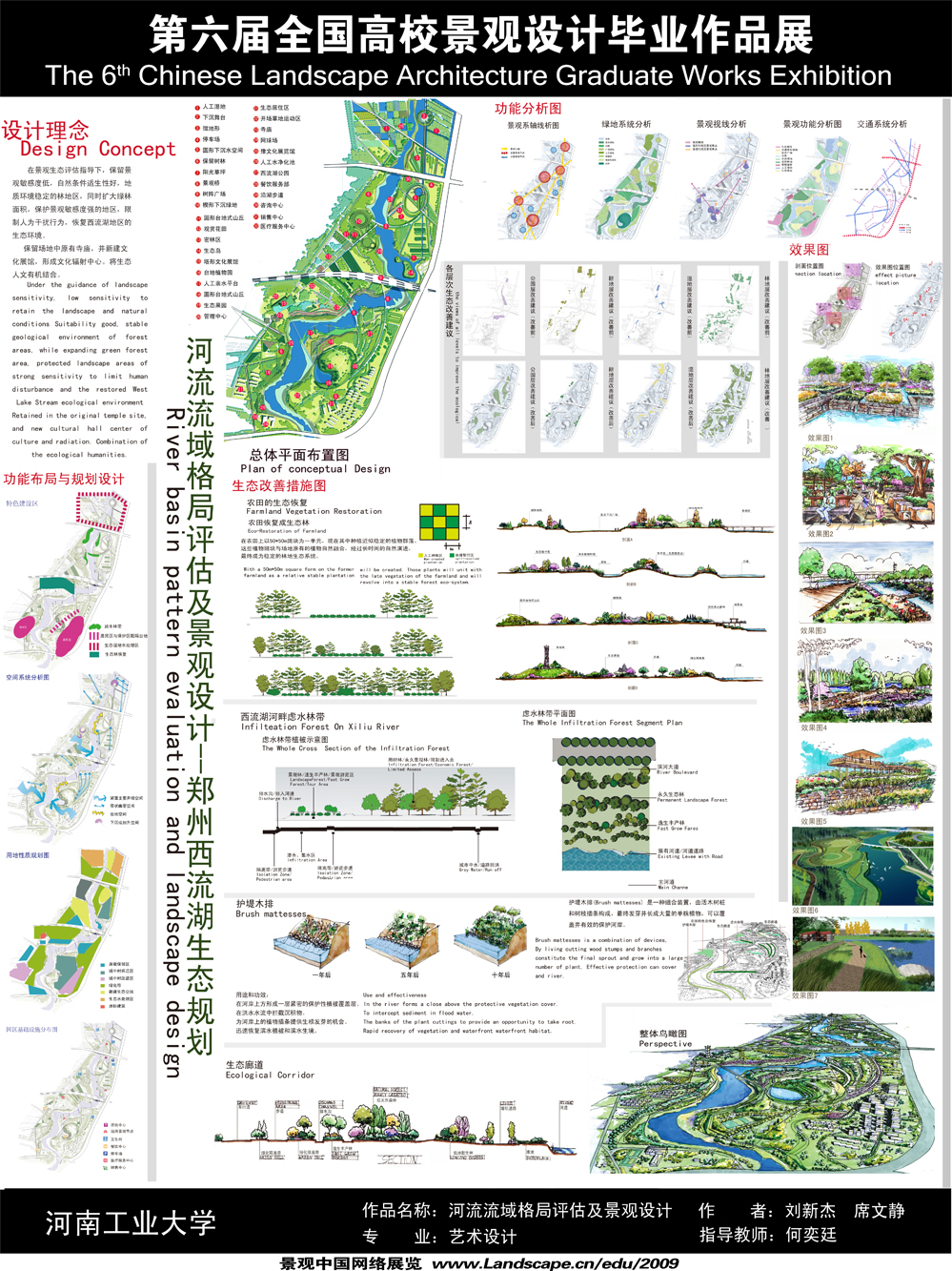 河流流域格局评估及景观设计——郑州西流湖生态规划-2