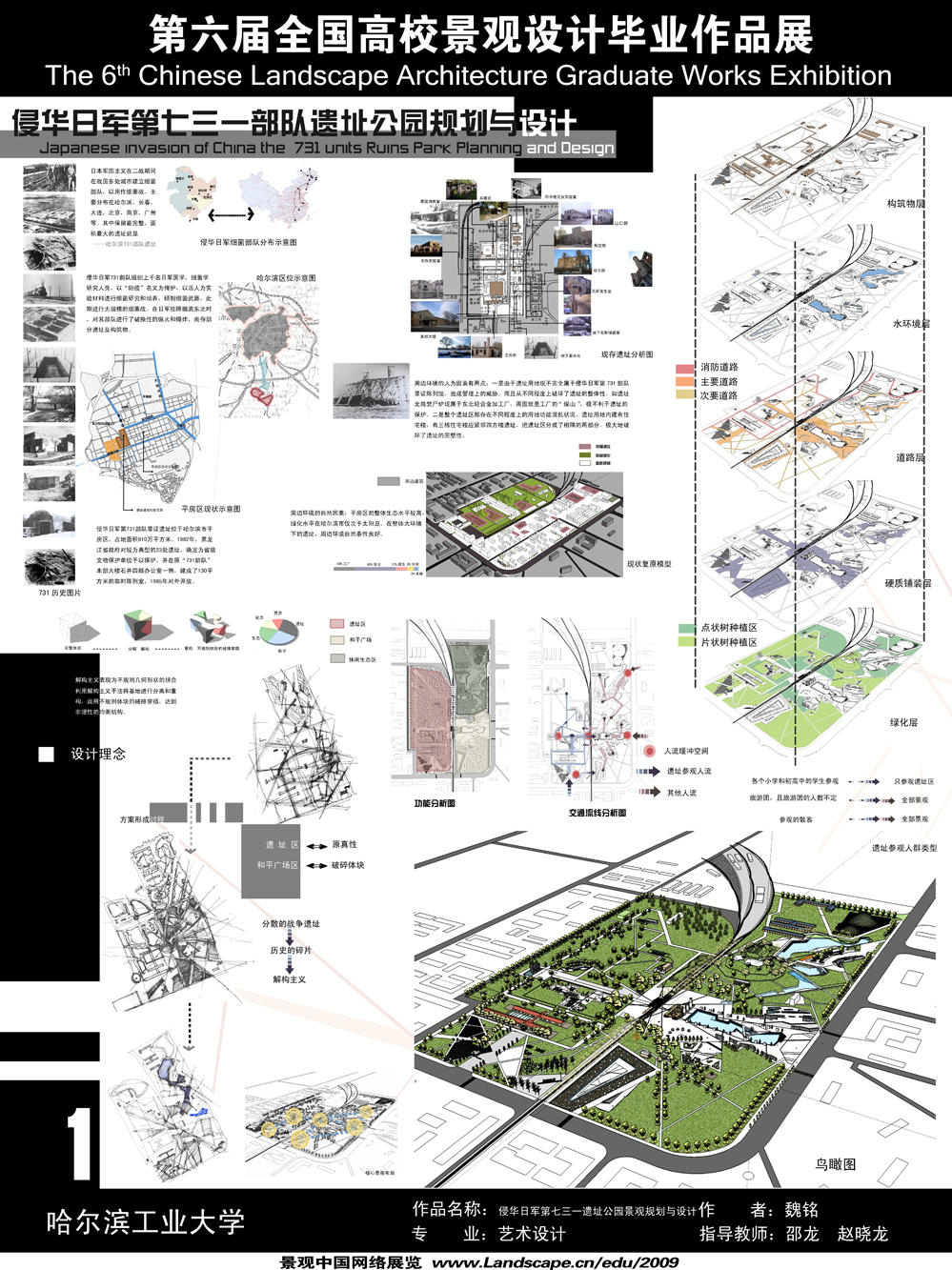 侵华日军第七三一部队遗址公园景观规划与设计-1