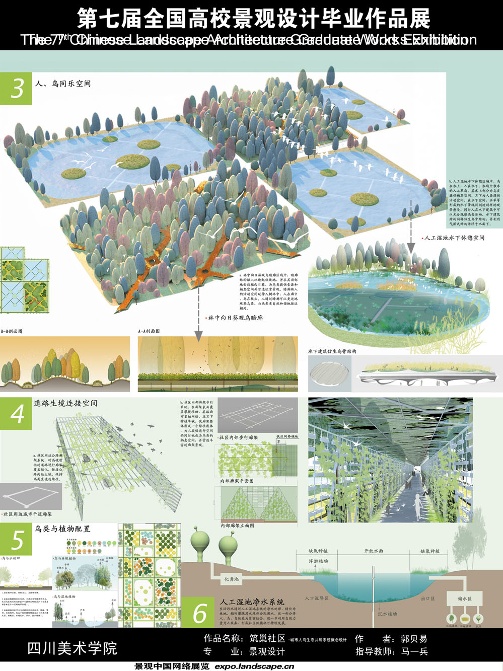 筑巢社区——城市人、鸟生态共居系统概念设计-2