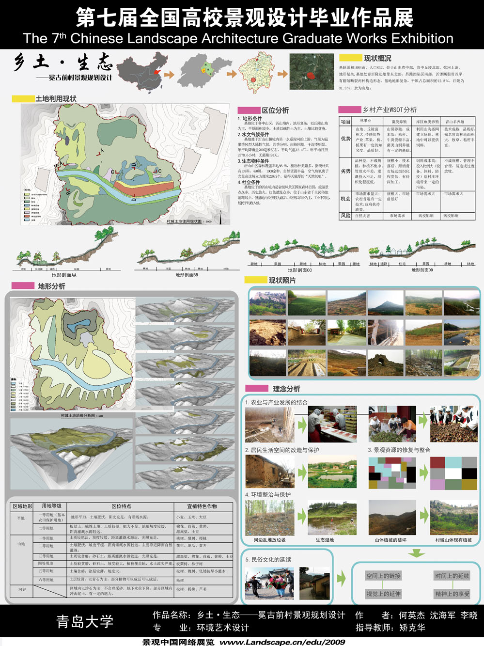乡土·生态——冕古前村景观规划设计-1