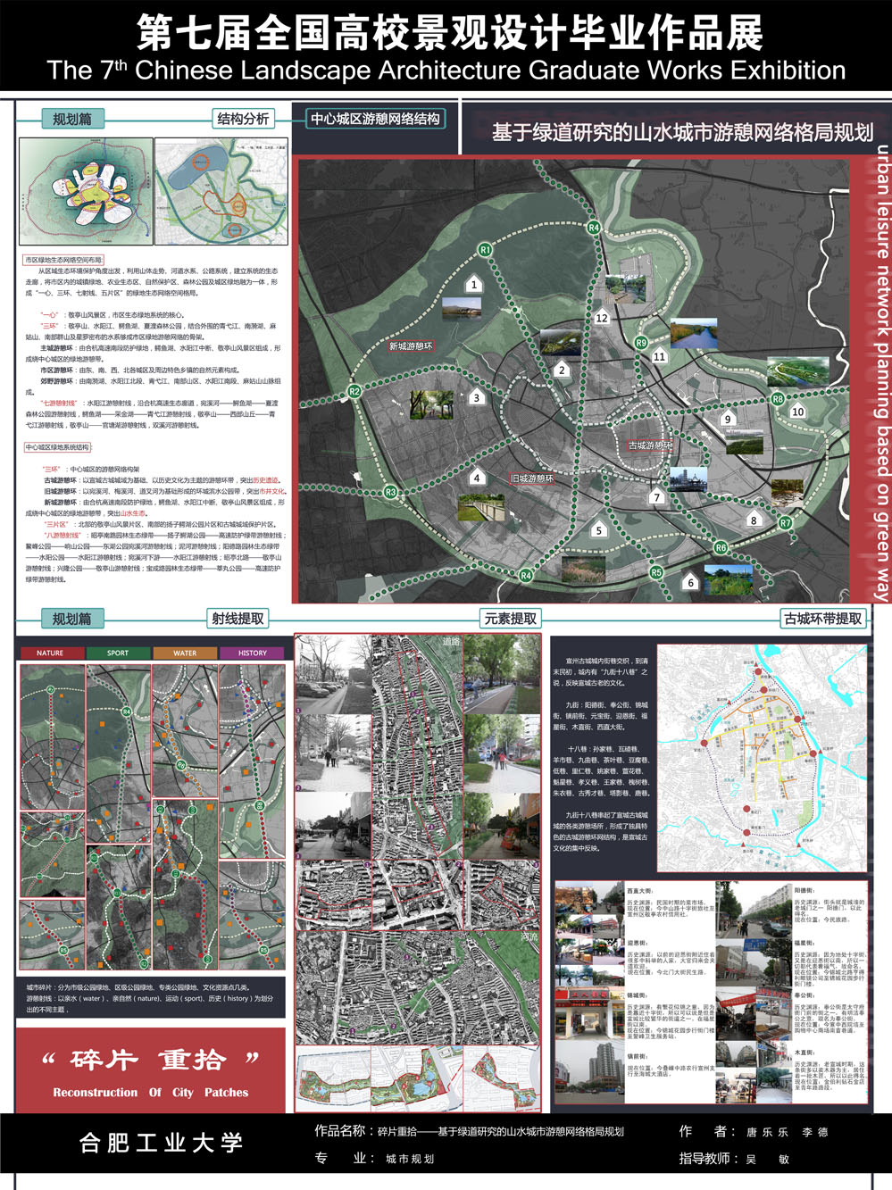 碎片重拾——基于绿道研究的山水城市游憩网络格局规划-2