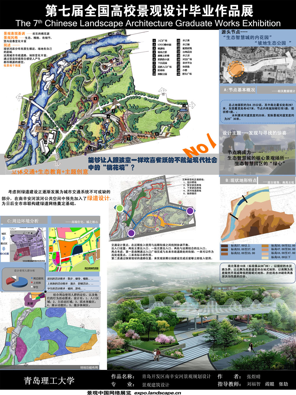 青岛开发区南辛安河景观规划设计-1