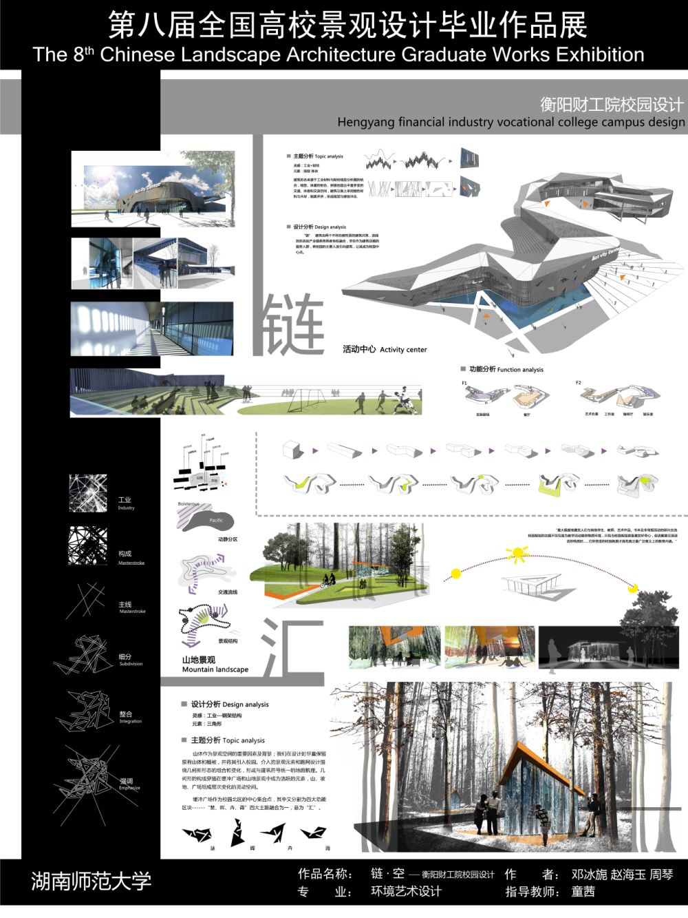 链·空---湖南衡阳财工院校园设计-2