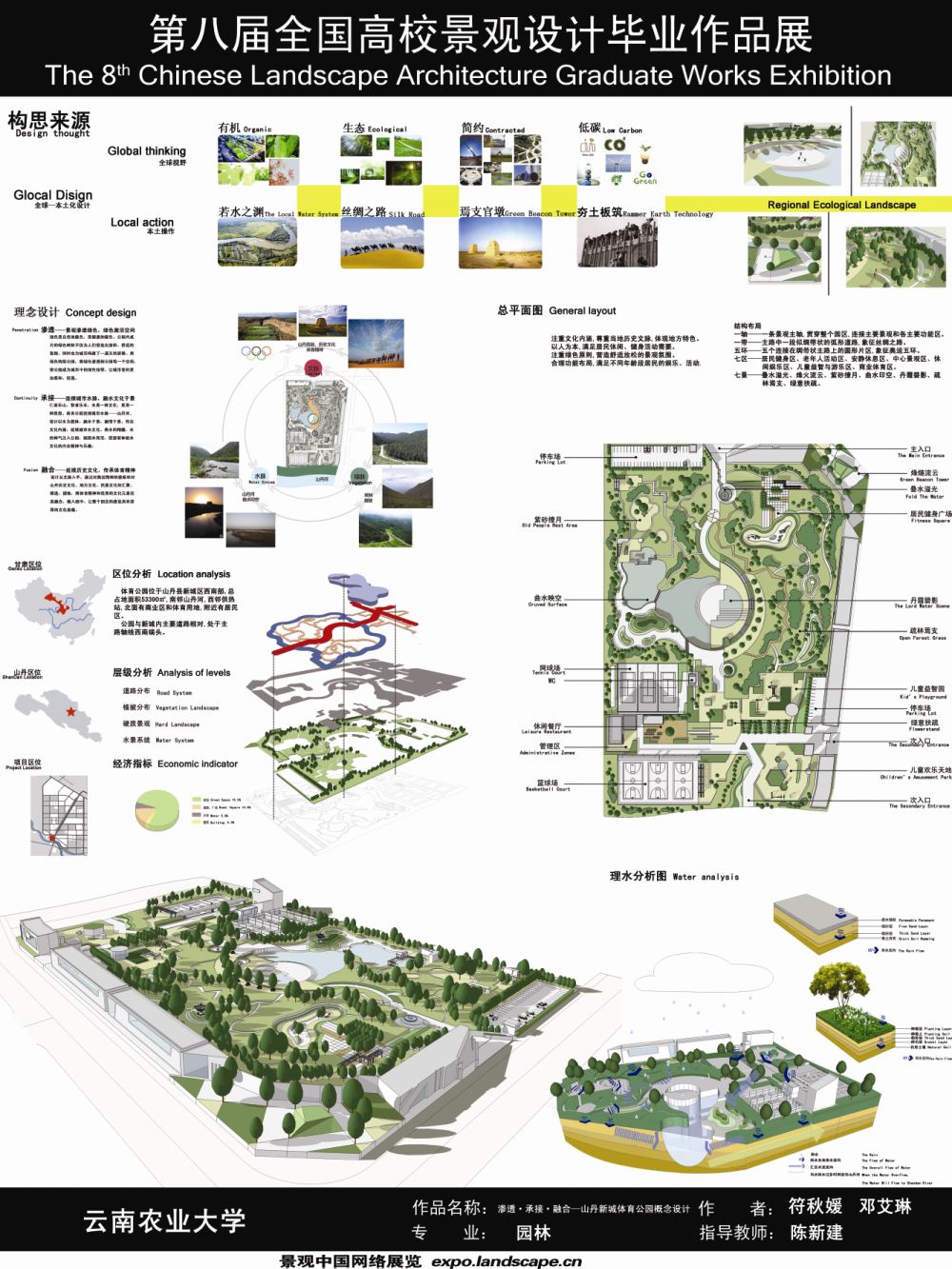 渗透·承接·融合——山丹新城体育公园概念设计-1