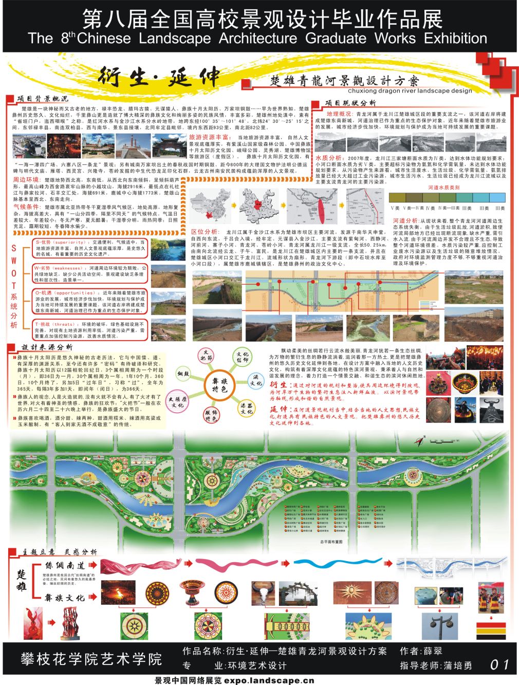 衍生·延伸—楚雄青龙河景观设计方案-1