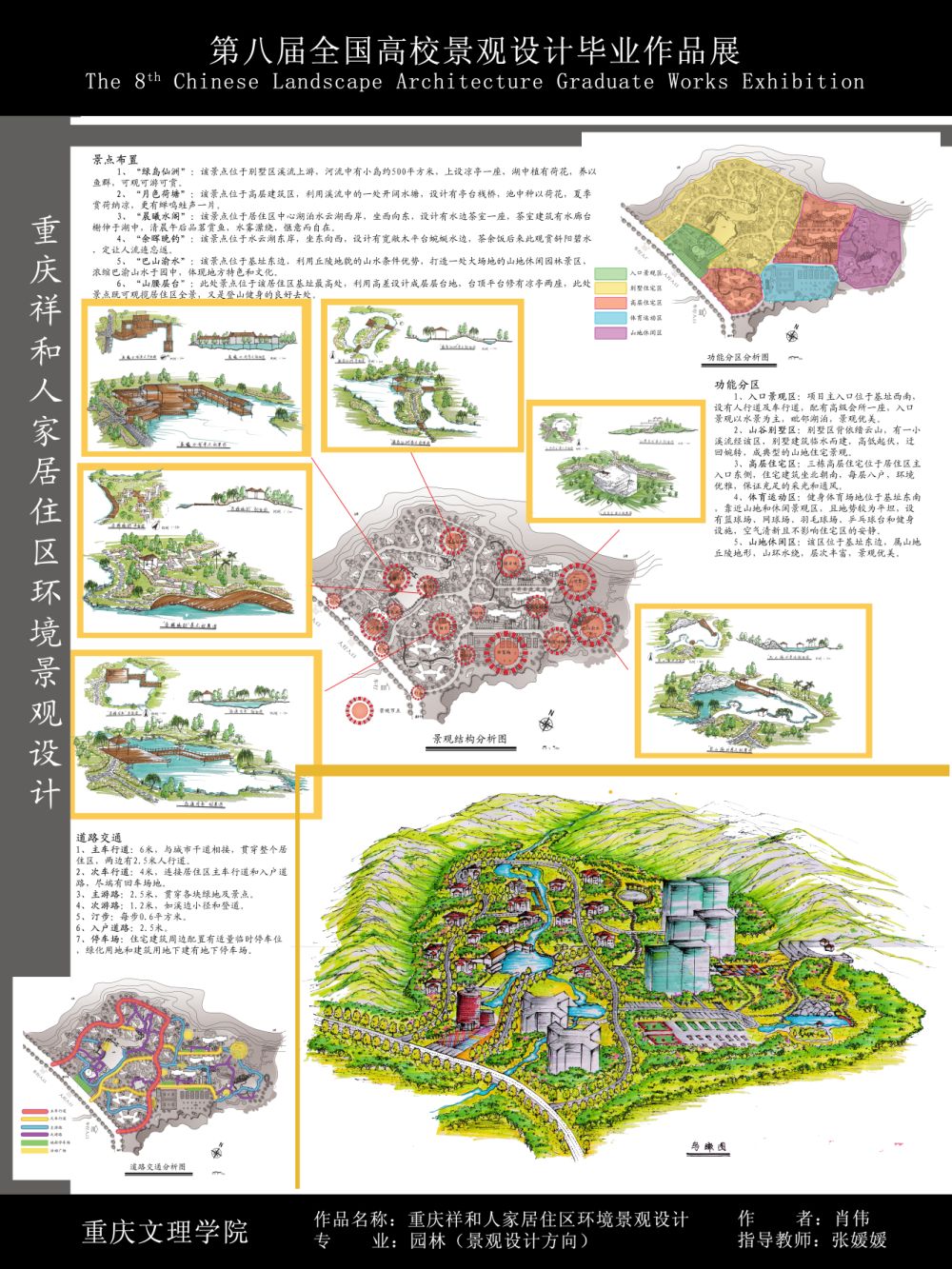 重庆祥和人家居住区环境景观设计-2