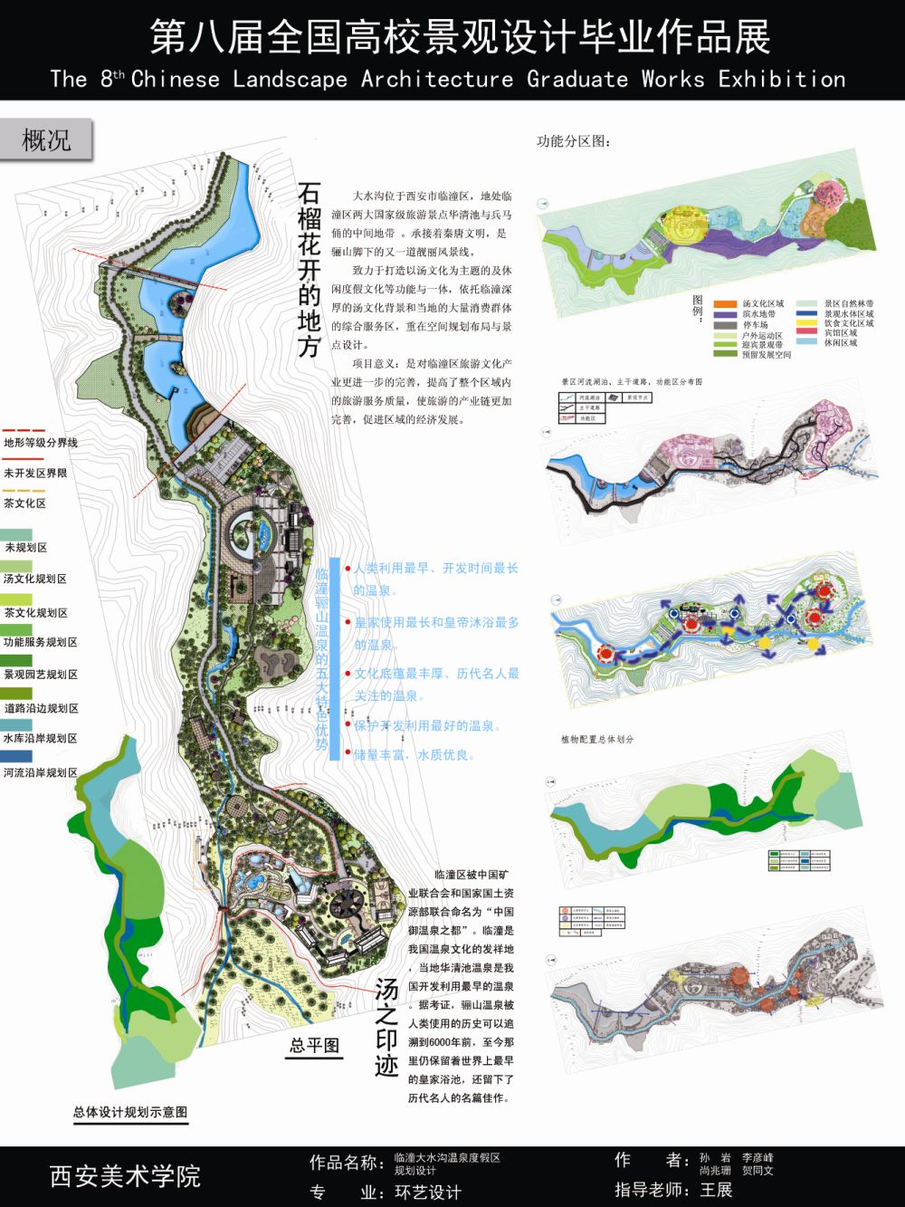 临潼大水沟温泉度假区景观规划设计-1