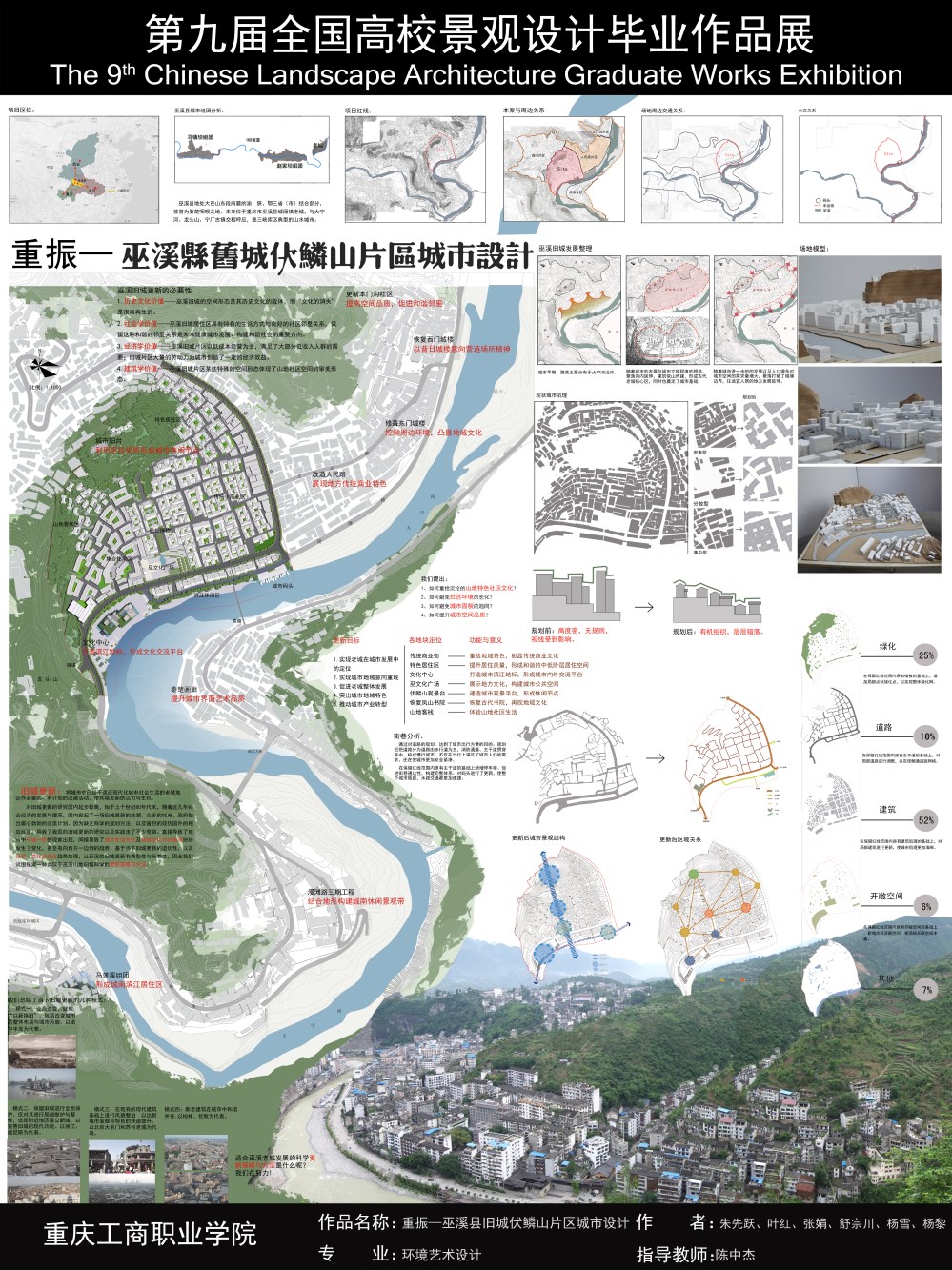 重振——巫溪县旧城伏鳞山片区城市设计-1