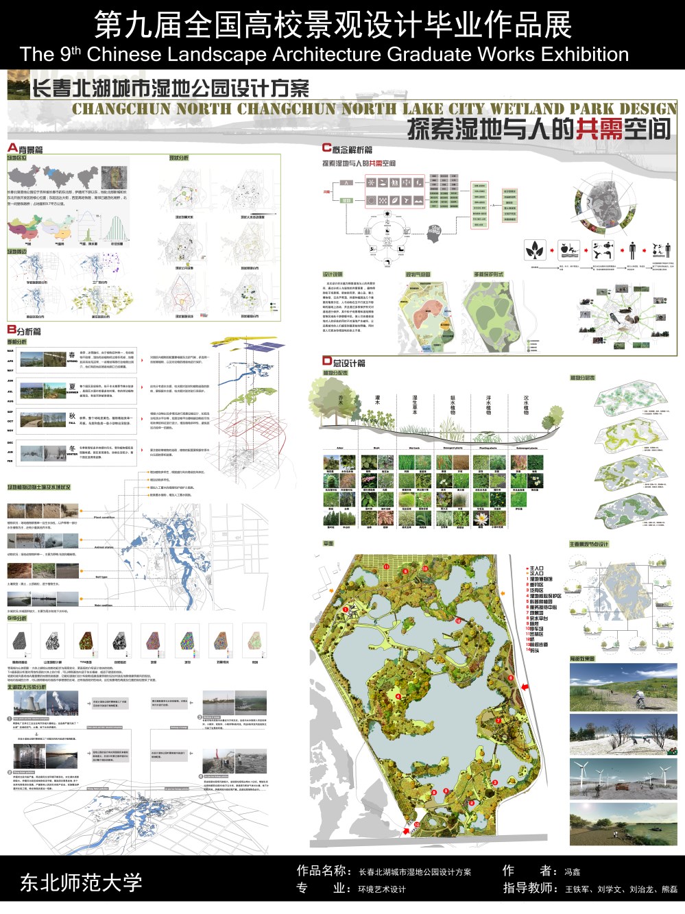 探索湿地与人的共需空间-长春北湖城市湿地公园设计方案-1