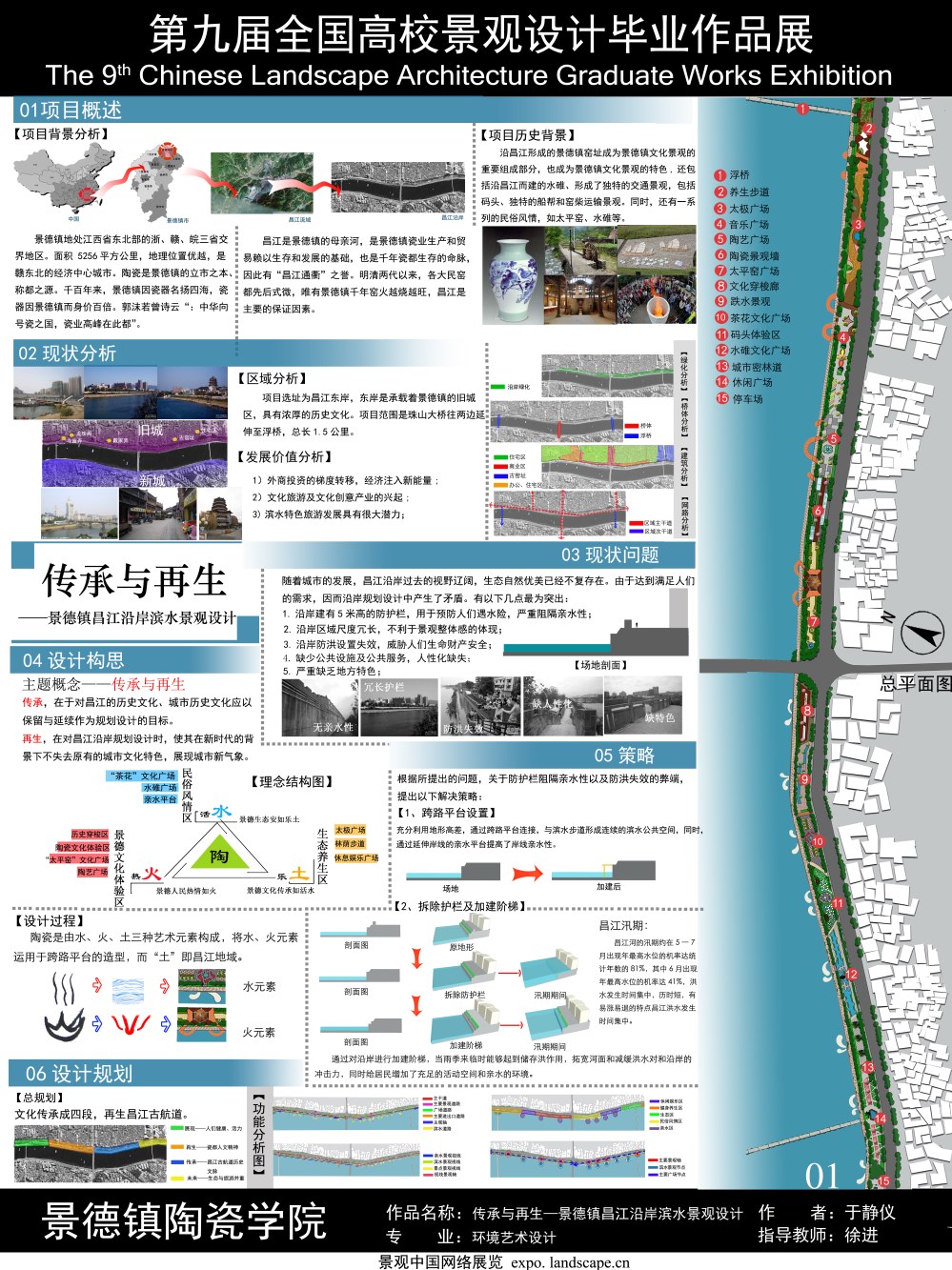 传承与再生——景德镇昌江沿岸滨水景观设计-1
