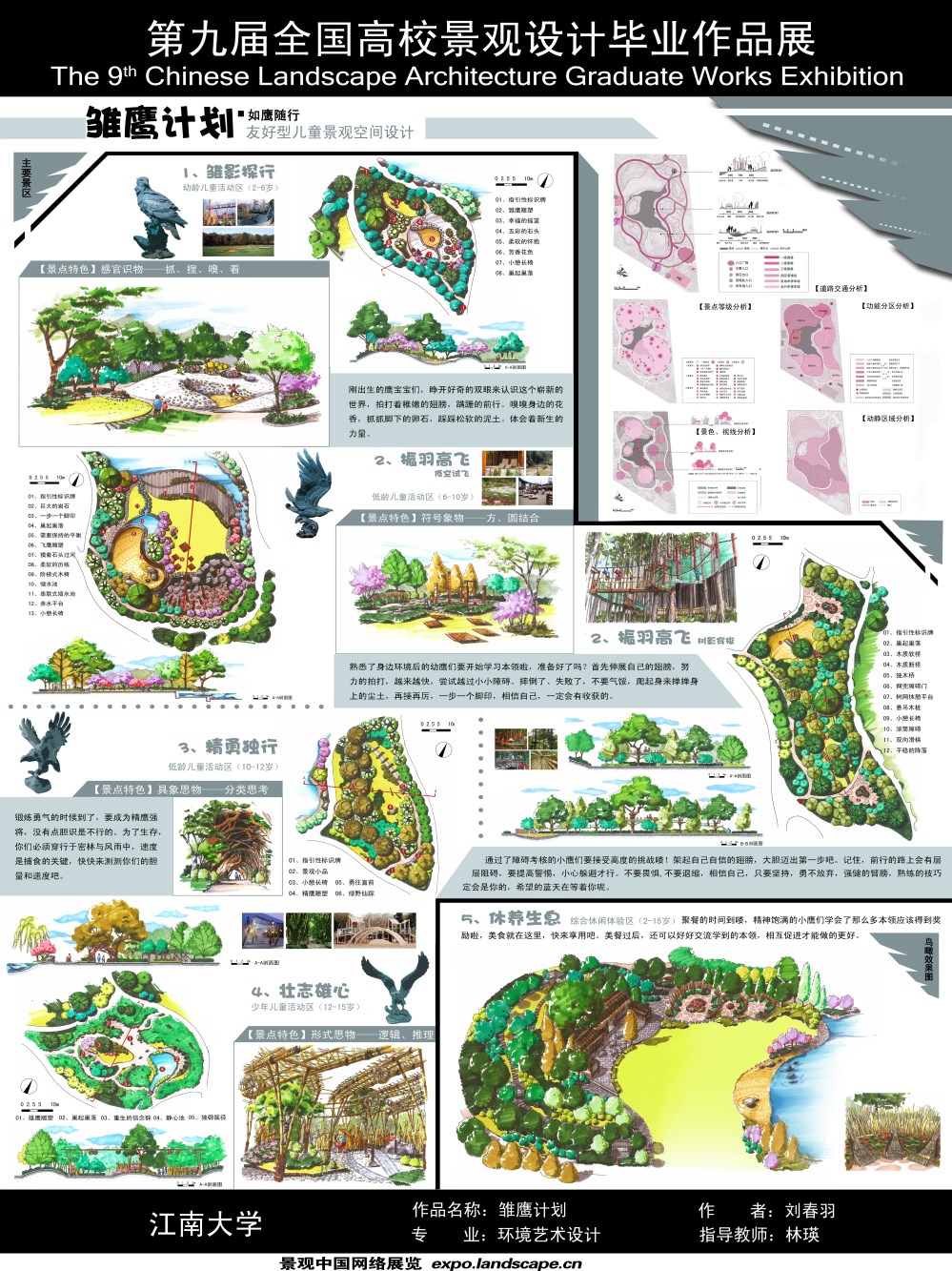 雏鹰计划——如鹰随行儿童友好型景观空间设计-2