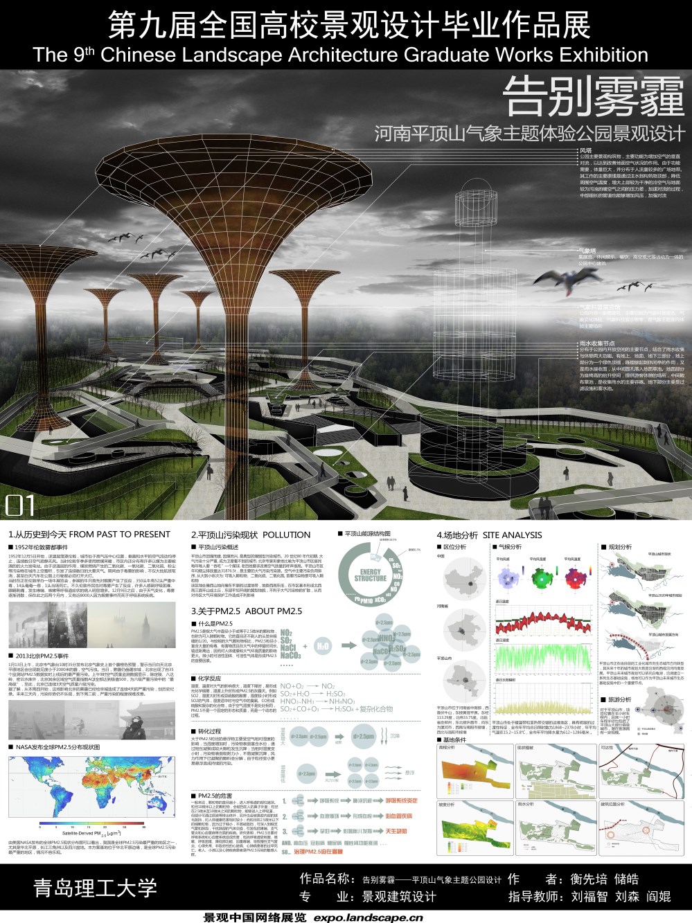 告别雾霾——平顶山气象主题公园设计-1