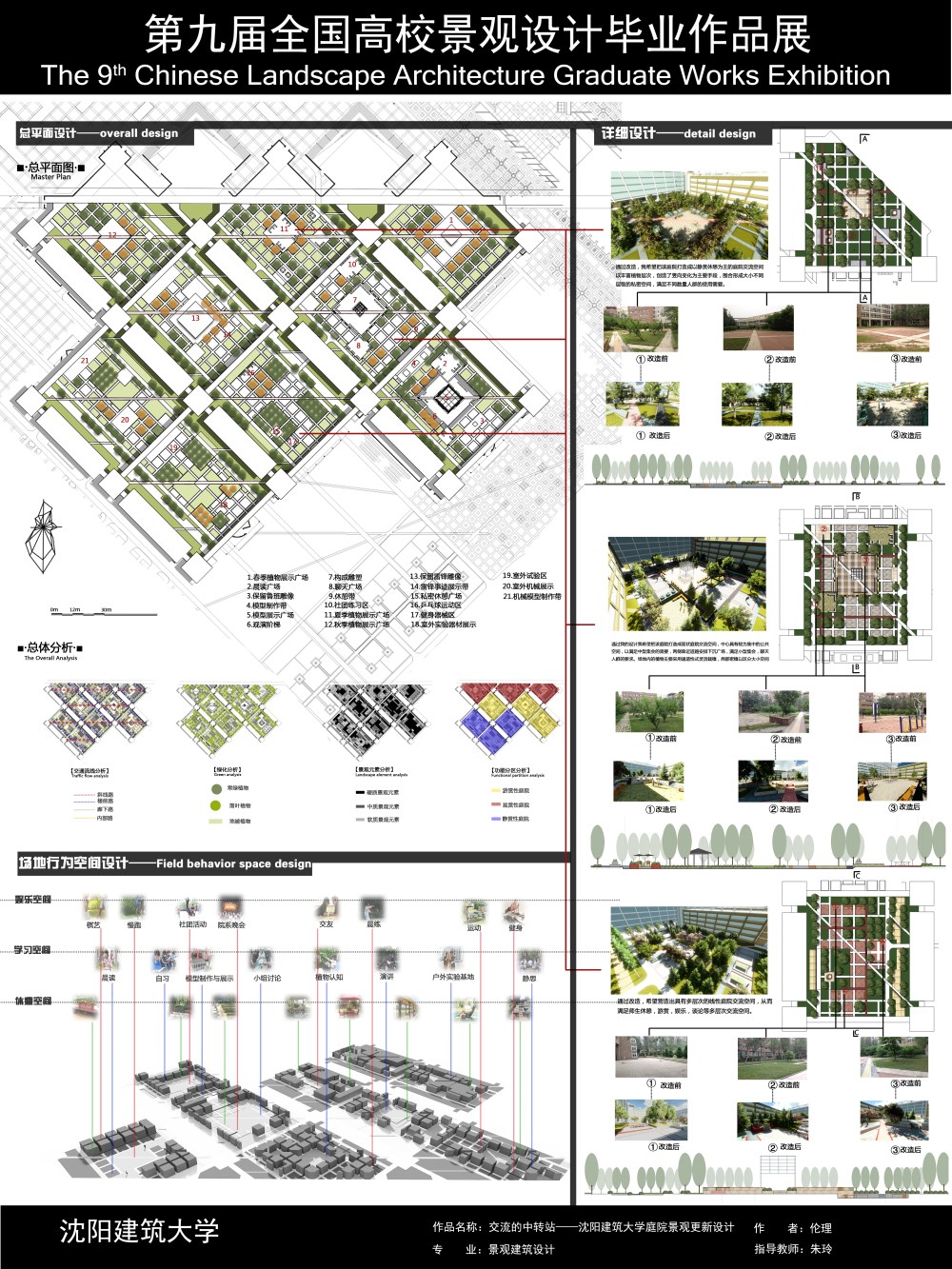 交流的中转站——沈阳建筑大学庭院景观-2