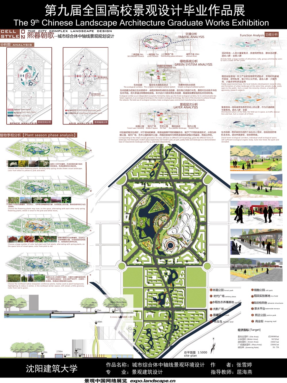 城市综合体中轴线景观环境设计-2