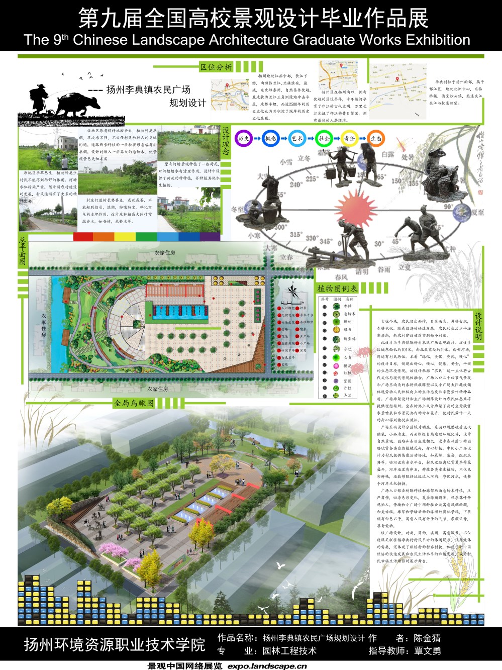 扬州李典镇农民广场规划设计-1