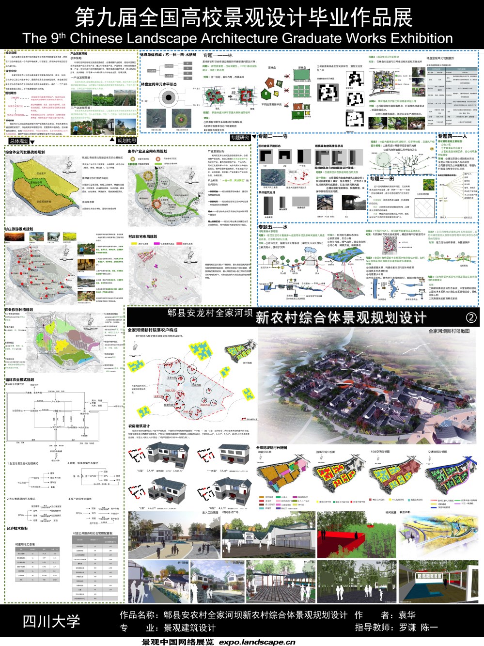 郫县安龙村全家河坝新农村综合体景观规划设计-2