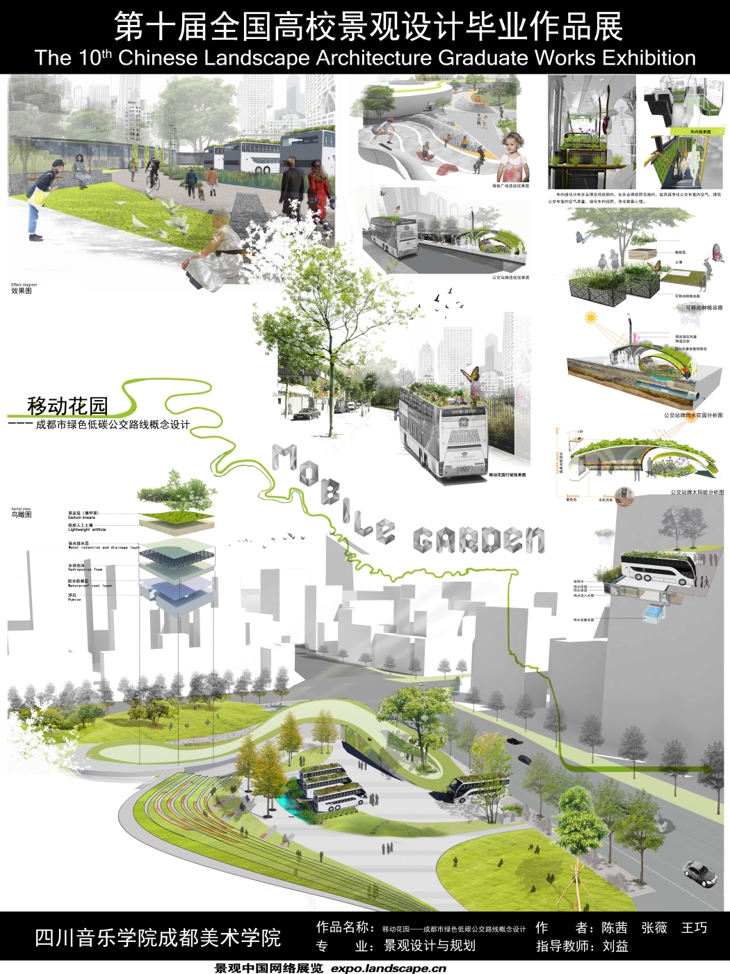 移动花园--成都市绿色低碳公交路线概念设计-2