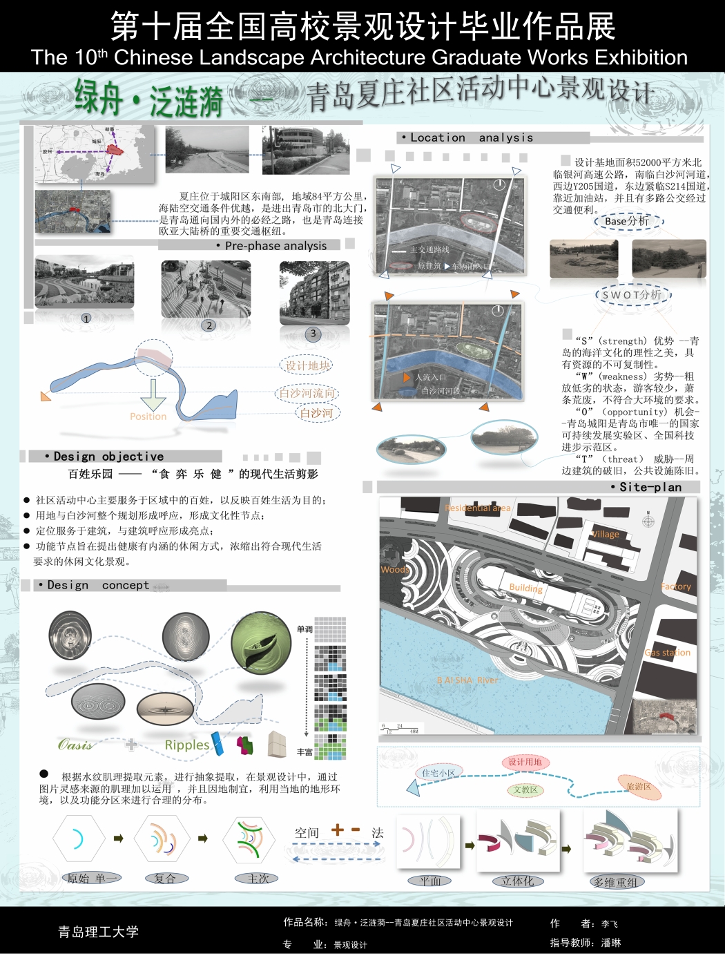 绿舟泛涟漪--青岛夏庄社区活动中心景观设计-1