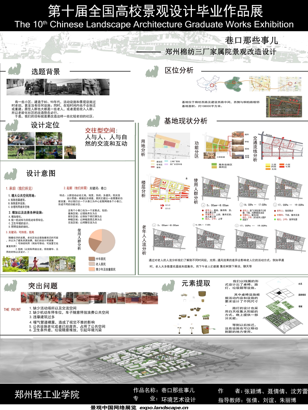 巷口那些事儿—郑州棉纺三厂家属院景观改造设计-1