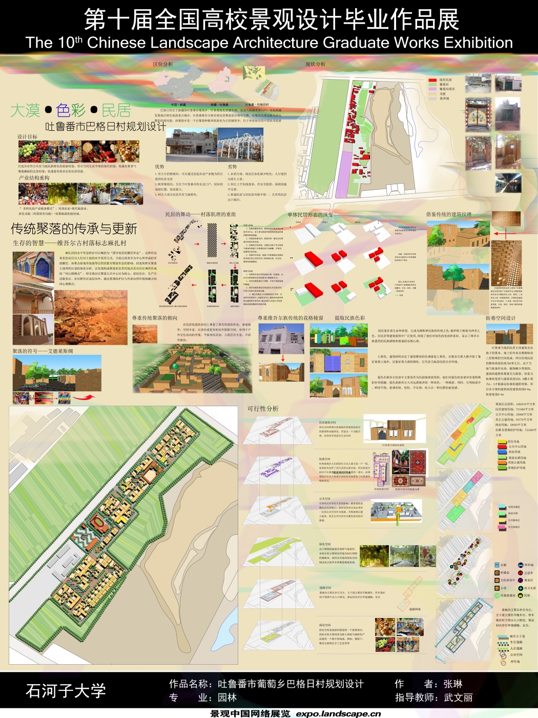 新城镇建设过程中吐鲁番市葡萄沟乡巴格日村规划设计-1