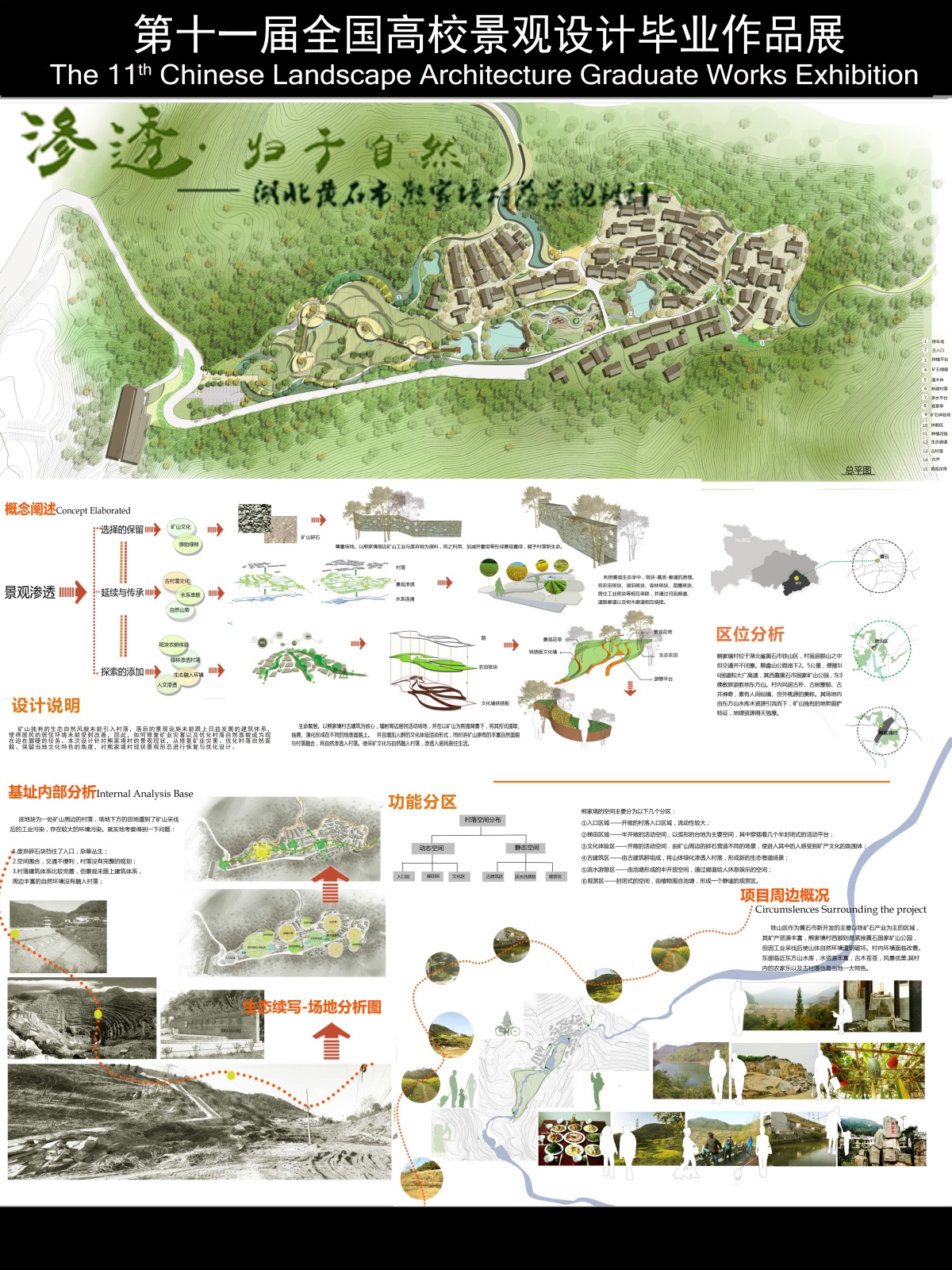 渗透·归于自然——湖北黄石市熊家境村落景观设计-2