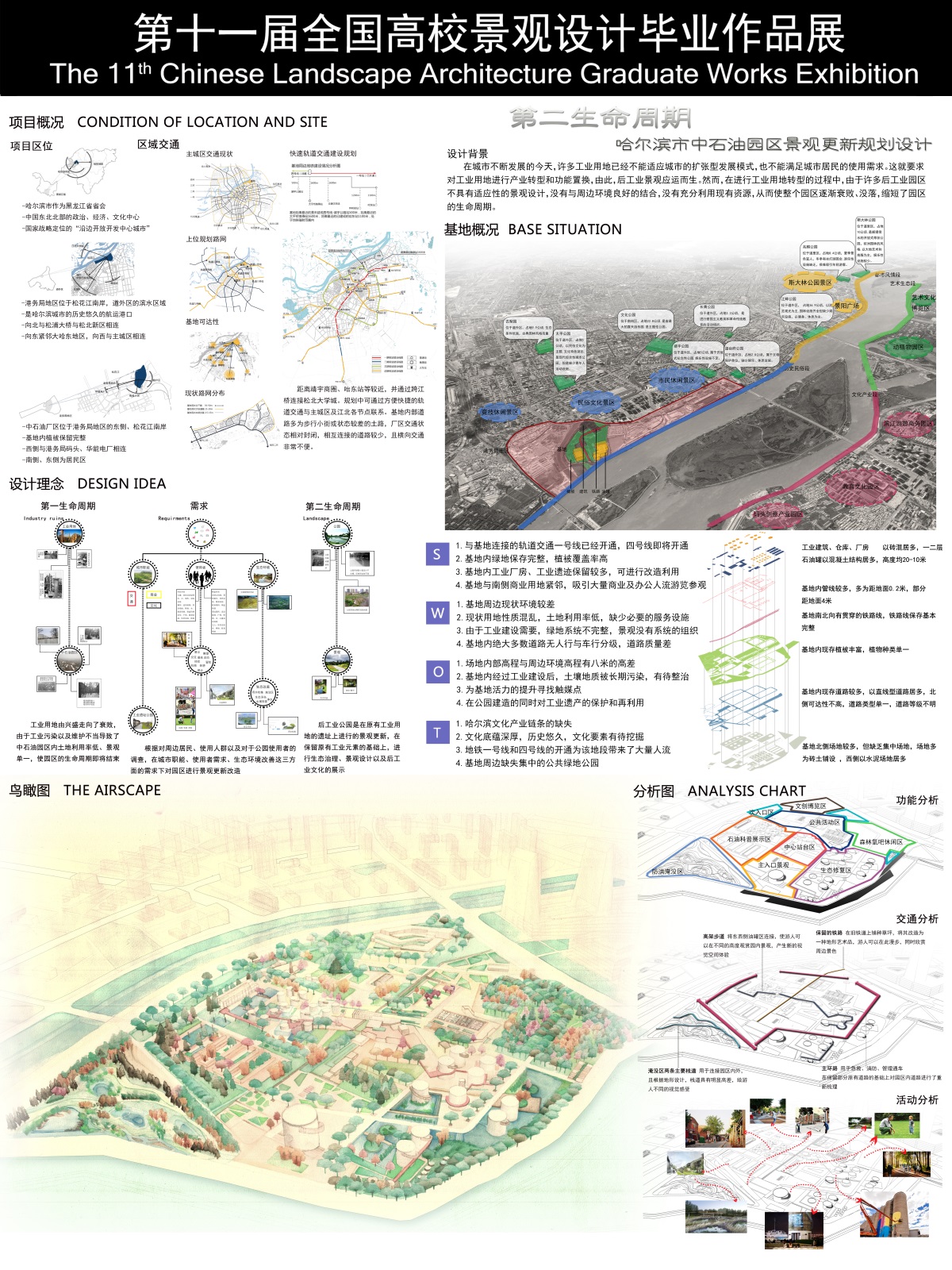 第二生命周期——哈尔滨市中石油厂区景观更新规划设计-1