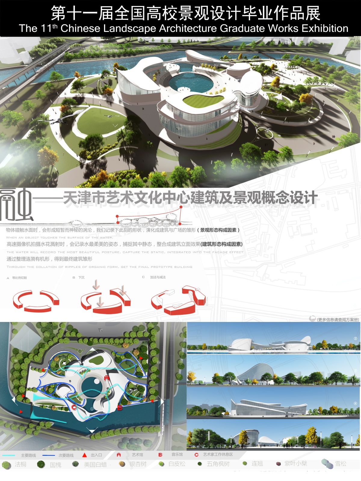 融——天津市艺术文化中心建筑及景观概念设计-1