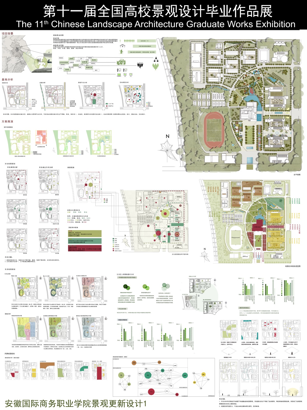 安徽国际商务职业学院景观更新设计-1