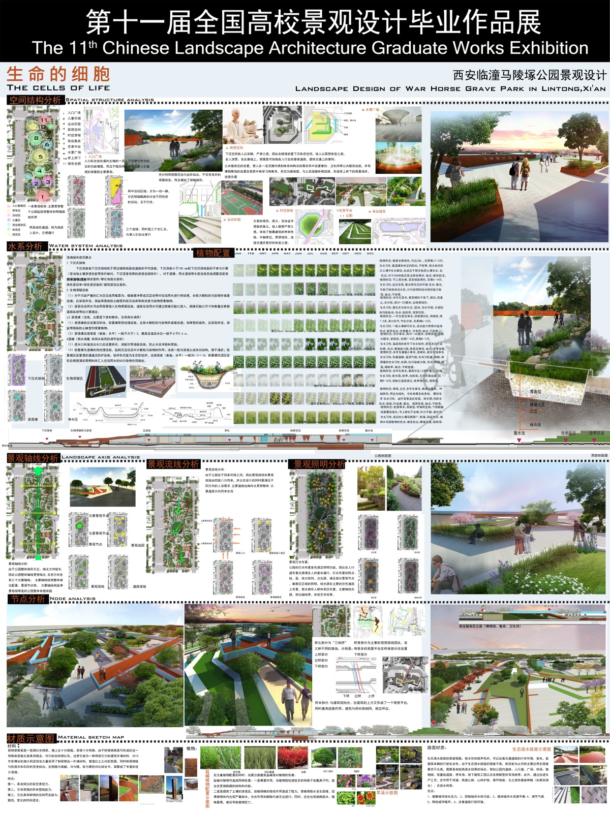 生命的细胞——西安临潼马陵塚公园景观设计-2