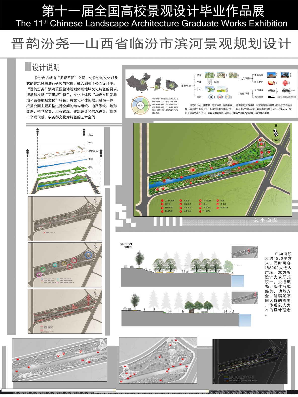 晋韵汾尧-山西省临汾市滨河景观规划设计-2