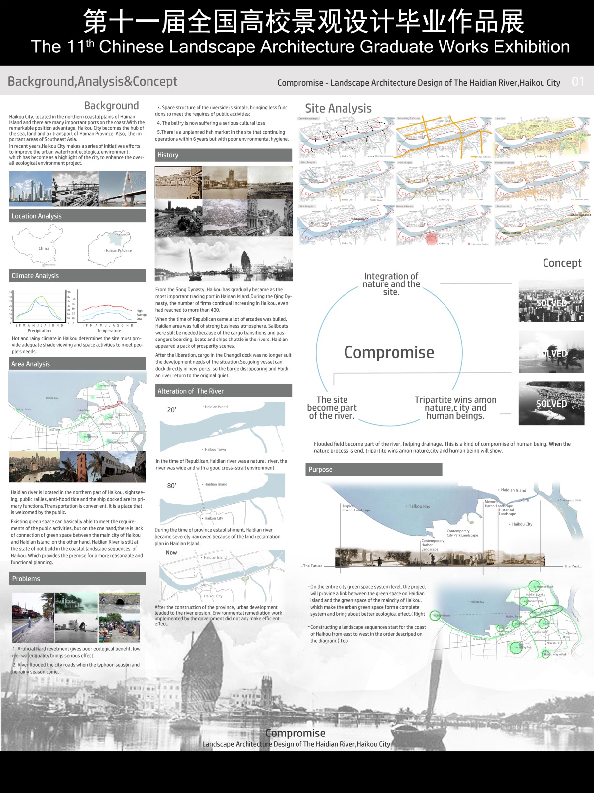 Compromise——海口市海甸溪滨河绿地景观规划设计-1