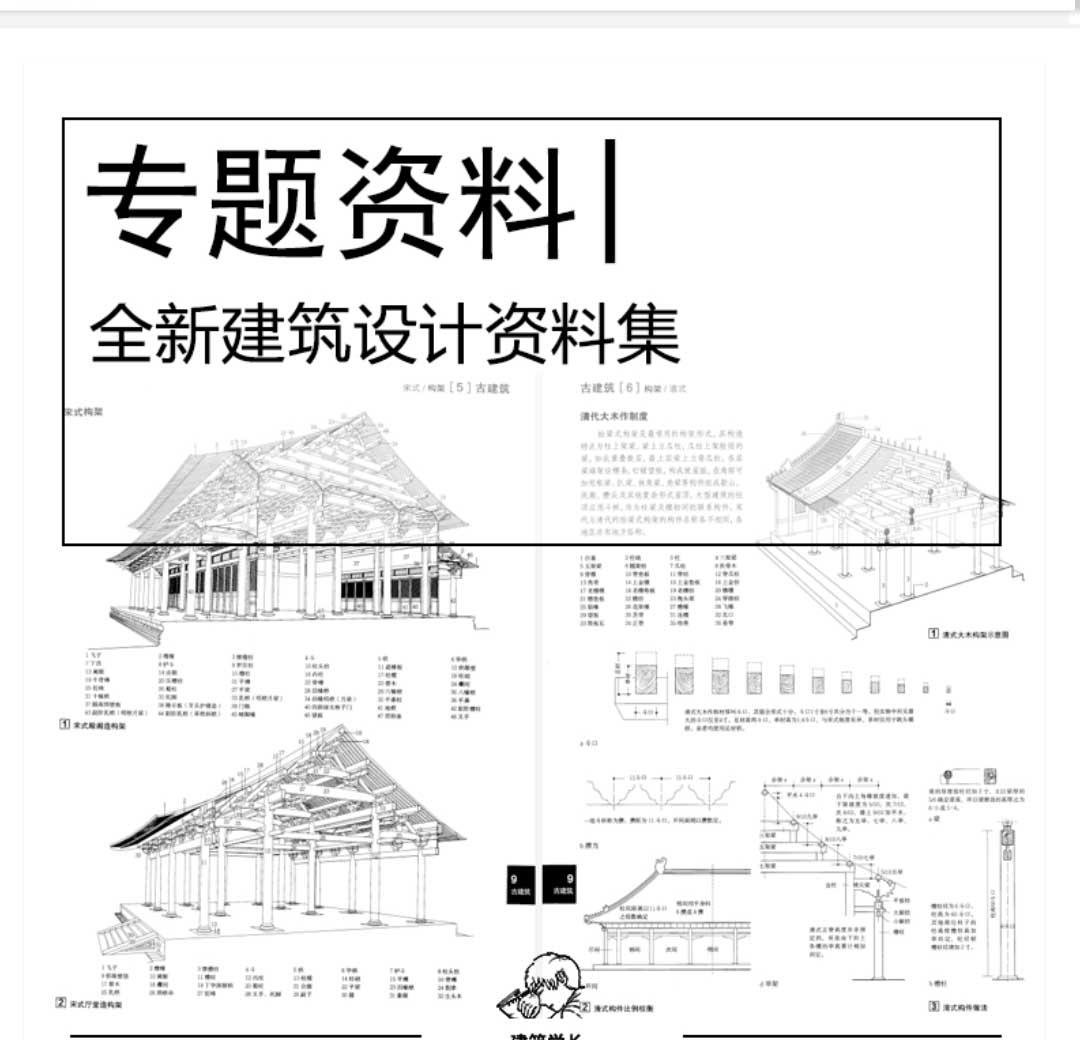 全新建筑设计资料合集住宅建筑办公-金融-司法休闲娱乐建筑-1