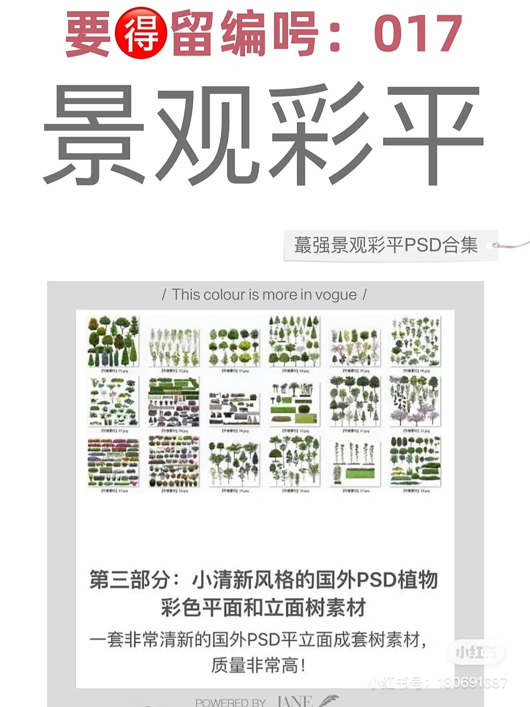 【017】景观填色彩平PSD分层素材合集住宅公园-1