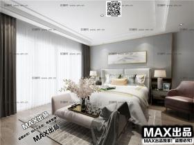 现代卧室3Dmax模型 (76)