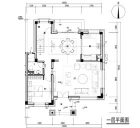 [广东]碧桂园现代中式别墅样板房设计施工图（含软装方...