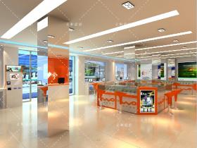 手机专卖店3dmax模型电脑数码商场展柜展厅展会专卖店3d模型