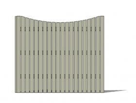 栏杆围栏SU模型 (20)