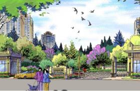 [江苏]南京苏宁居住区景观方案文本-新古典