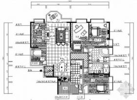 [福建]时尚现代简约风格三居室室内装修施工图