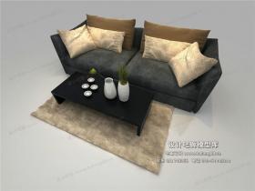 现代风格沙发组合3Dmax模型 (28)
