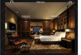 YH02227中式度假酒店深化方案 传统建筑景观布置CAD施工效果图